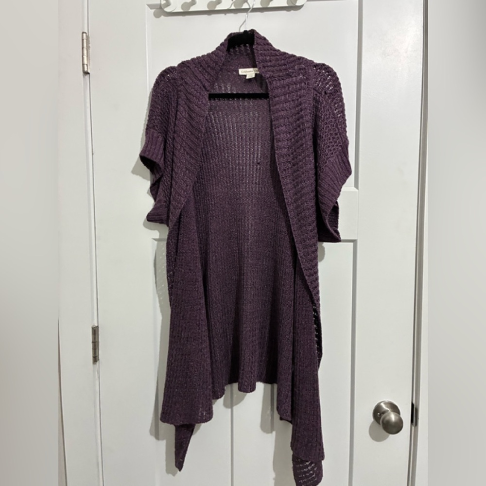 Cold water Creek purple vest Xl